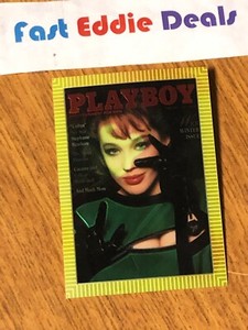 PLAYBOY 1995 JOANNE RUSSELL CHROMIUM COVER CARD 76 FEBRUARY 1987 EXCELLENT