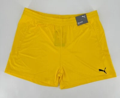 Pantalones Cortos Puma Mujer XL Equipo Final 21 Fútbol Amarillo Informal Atlético Y2K 704370-07 Foto 1 de 4