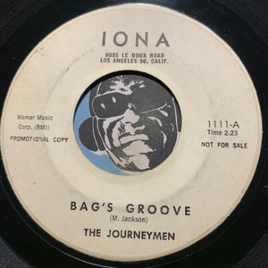 JOURNEYMEN Surf R&B Mod 45 Iona #1111 Bag's Groove b/w Work Out - Picture 1 of 2