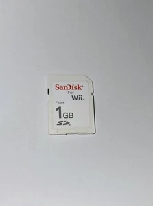 Sandisk 1GB Gaming SD Card For Nintendo Wii Gaming Memory Card - Picture 1 of 1