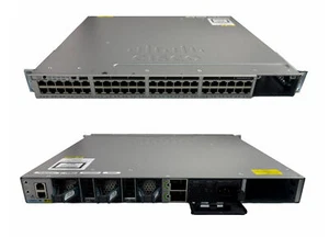 Switch Cisco WS-C3850-48P-L 48x 1GbE PoE+ 1x PSU 715W Rack Ears - Zdjęcie 1 z 5