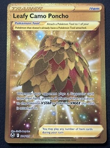 Leafy Camo Poncho 214/195 Silver Tempest Secret Rare NM 2022 Pokemon TCG - Picture 1 of 2