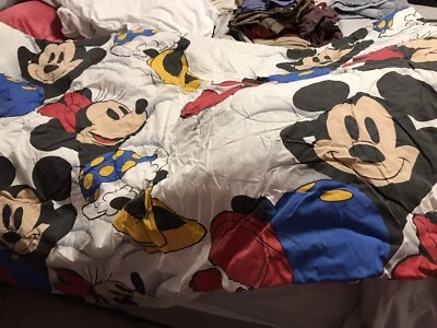 WALT DISNEY rare vintage twin comforter, Mickey and Minnie Mouse - Image 1 of 4