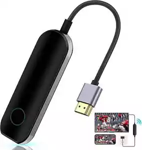 Wireless Display Adapter, HDMI Adapter for iPhone to TV, Plug & Play 2.4G/5G Wir - Picture 1 of 1