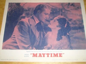MAYTIME R-62 ORIGINAL 11"x14" FILM JEANNETTE MACDONALD NELSON EDDY LOBBYKARTE 1 - Bild 1 von 5
