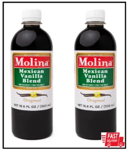 Molina Mexican Natural Vanilla Blend with Pure Vanilla Extract, 33.86 Fl Oz. (2 - Picture 1 of 2