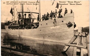 CPA Carte Postale Est Africain allemand Steamer Baron Dhanis VM94937ok - Picture 1 of 2