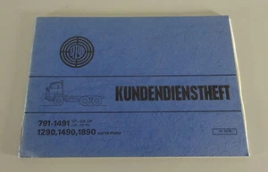 Libretto IN Bianco + Senza Annotazioni Steyr 791-1491 + 1290 1490 1890 V8 Di - Foto 1 di 4