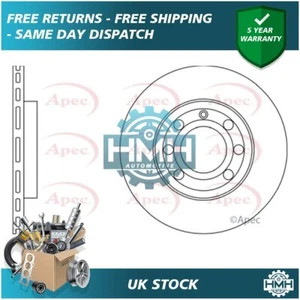 Fits VW Lupo 1999-2005 1.2 TDi Brake Disc Front Poppy 6E0615301 - Picture 1 of 2