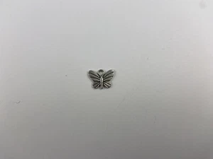 Butterfly Charm Metal Jewelry Making Bracelet Charm 3D Gray - Picture 1 of 3