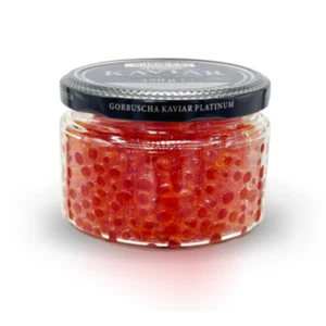 250g Pink Salmon GORBUSHA Red PLATINUM GORBUSCHA Caviar Salmon Ikura ИКРА IKRA - Picture 1 of 1