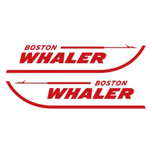 Set of 2 Decals for Boston Whaler, Boat Hull Replacement Stickers, Free Shipping - Picture 1 of 19