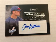 2007 Tristar Prospects Plus Chris Withrow Farm Hands Auto Card  AR31