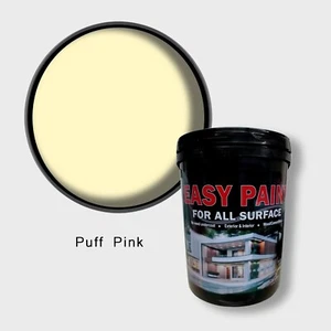 Puff Pink, Easy Paint 5L/1.3gal - Mid Sheen (Interior Wall) JS06 Yellow Shade - Picture 1 of 4