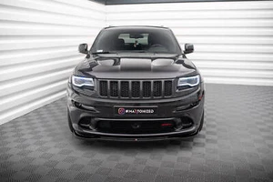 Enfoque delantero para Jeep Grand Cherokee SRT WK2 Facelift negro labio del alerón  - Imagen 1 de 7