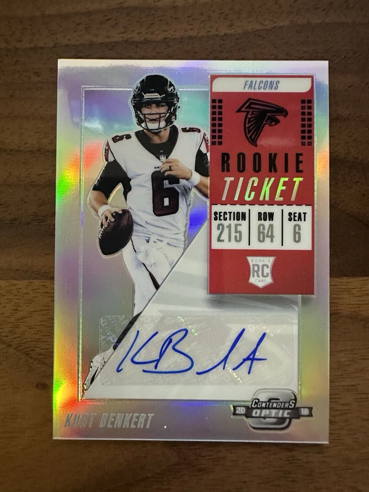 2018 Panini Contenders Optic - Rookie Ticket Autographs #176 Kurt Benker - Image 1 of 2