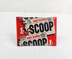 Vintage 1954 Topps Scoop 1c Factory Sealed Wax Pack - Picture 1 of 2
