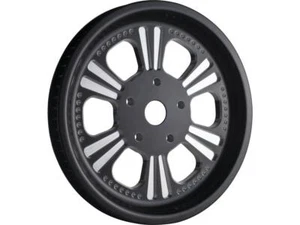RevTech Moto Dominator 6 Belt Pulley Black For 82-84 FL Shovel - 1.5" x 70T - Picture 1 of 3