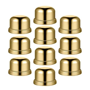 10pcs Lamp Finials Caps Gold Tapped Tops Light Shade Holder Decorative Lamp - Picture 1 of 12