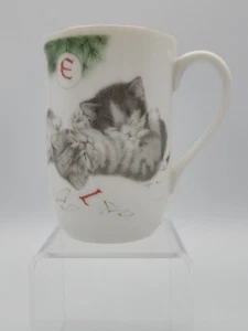 Vtg Otagiri Japan Jonah's Workshop Kittens Sleeping Mug By V Miller NOEL Holiday - Picture 1 of 12