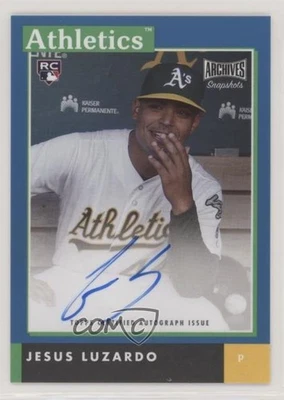 2020 Topps Archives Snapshots Blue /50 Jesus Luzardo #AS-JL Rookie RC - Image 1 of 2