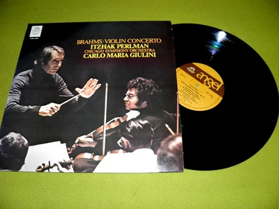 Brahms - Violin Concerto In D Op. 77 - Perlman / Giulini - Quadraphonic SQ LP EX - Image 1 of 3