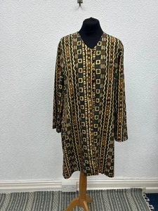 Blusa Top Leonnella Talla 18 Reino Unido Mujer’s Vintage Túnica Larga Manga Larga Años 70 - Imagen 1 de 12