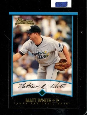 2001 BOWMAN #207 MATT WHITE NMMT (RC) DEVIL RAYS *X75795 - Image 1 of 2