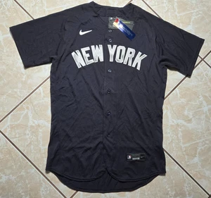NWT Nike New York Yankees Authentic Black On Field Vapor Elite Jersey Mens 44 L - Picture 1 of 14