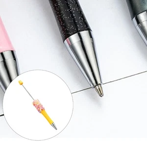 6Pieces Beadable Ballpoint Pen Back Inks Smooth Writing Office School Supplies - Picture 1 of 20