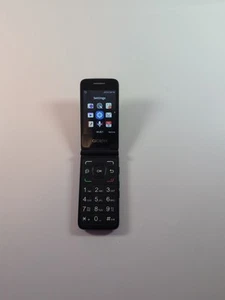 Alcatel MyFlip A405DL Black (TracFone) 4G LTE GSM WiFi Camera Flip Cell Phone B3 - Picture 1 of 5