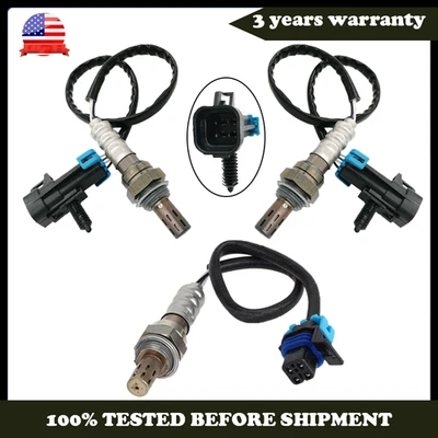 3pcs Up+Downstream Oxygen Sensor For Buick Lucerne 4.6L V8 2006 2007 2008-2011 - Image 1 of 4