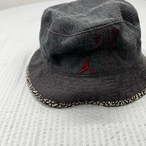 Air Jordan Fischerhut Jumpman Kappe schwarz grau Elefant Herren Große XL - Bild 1 von 8