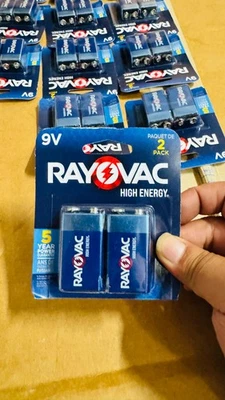 Rayovac High Energy 9V - Pack de 2 baterías Foto 1 de 4