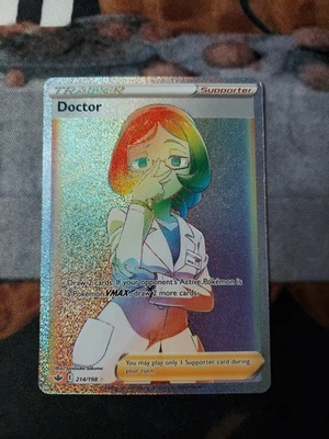 Doctor 214/198 Rainbow Pokémon Chilling Reign NM - Image 1 of 2