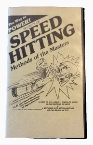 Secrets of Speed Hitting: Methods of the Masters VHS Rare Cool Speed Man - Picture 1 of 5