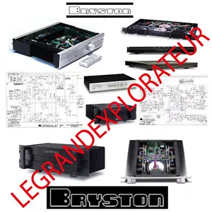 Ultimate Bryston Owner, Repair Service Manuals & Schematics (PDFs manual s DVD) - Picture 1 of 1