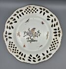 Vintage Reticulated Bird Plate Asian Decoration 10 1/2”