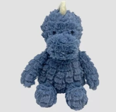 NUEVO CON ETIQUETAS Carters Just One You Azul Peludo Dinosaurio Peluche Bebé Juguete Lovey 68285 Foto 1 de 4