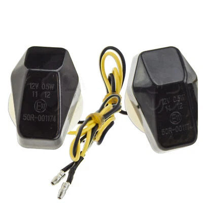 Señal de giro de montaje empotrado para Suzuki GSXR 600 1000 750 SV luz LED intermitente humo Foto 1 de 4