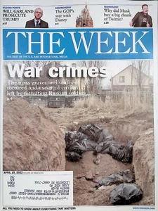 The Week Magazine - April 15, 2022 - War Crimes, The GOP's War With Disney, Musk - Imagen 1 de 2