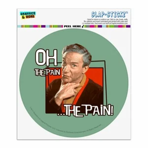 Oh The Pain Doctor Smith Lost In Space Circle Bumper Window Sticker - Imagen 1 de 7