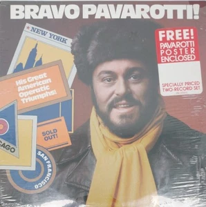 Luciano Pavarotti – Bravo Pavarotti 1978 Vinyl 33 RPM Album PAV 2001-2 - Picture 1 of 3