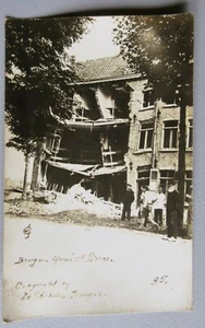 Hendrik Consciencelaan Bruges, attentat à la bombe Guerre 14-18 WW1 - Imagen 1 de 2