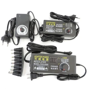 AC to DC 9V 12V 15V 18v 24V 1/2A 3A Adjustable Adapter Power Supply DC converter - Picture 1 of 20