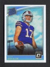 Josh Allen 2018 Donruss Optic #154 Rookie Football Legacy Display Card RPBills