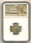 Ngc Roman Republic Mn Acilius Glabrio c 49 Bc Ar Denarius Ch Xf