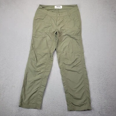 Mountain Khakis Pants Womens 4 Green Straight Leg Nylon Hiking Outdoor - Image 1 of 4