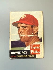 1953 Topps #22 Howie Fox - low grade - Picture 1 of 2