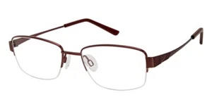 Neu Charmant CH 12159 Rechteckige Dunkelbraune Brille Authentisch - Bild 1 von 1